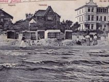 Postkarte 1912 Strandblick